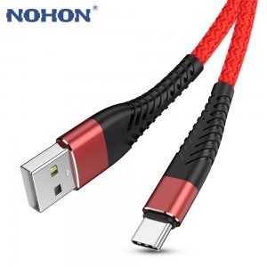 20cm 1m 2m 3m 快速充电 USB C 型数据线适用于三星小米华为 USBC Type-C 充电器原产手机线短长