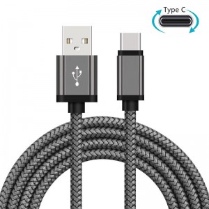 1/2/3 米 C 型 USB 电话线 Android 充电器电缆 Kabel 充电线适用于三星 Galaxy S10 S21 S9 S8 Plus Note 10