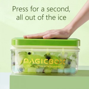 32/64 Grid Ice Cube Maker 硅胶模具厨房配件 按下一秒钟以释放 Tce Gadget Moldes De Silicona